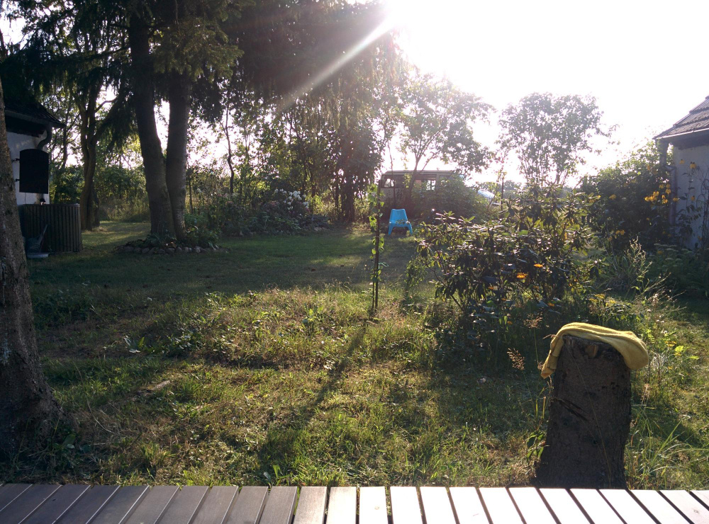 Вариант сложного рельефа на садовом участке