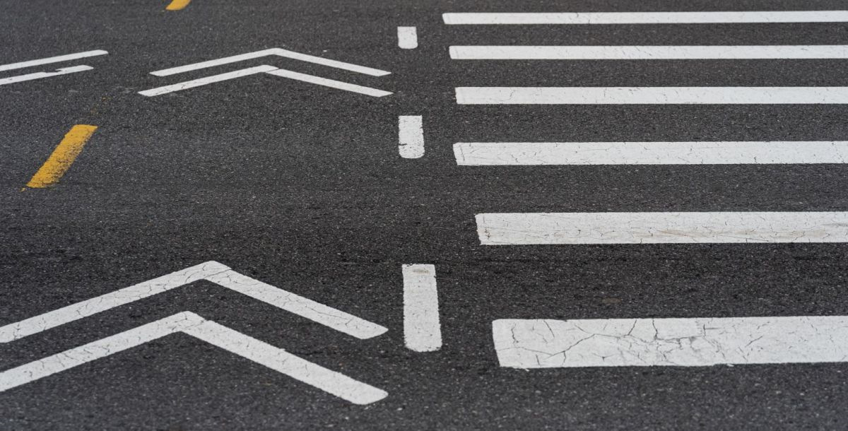 Разметка появившаяся на дороге