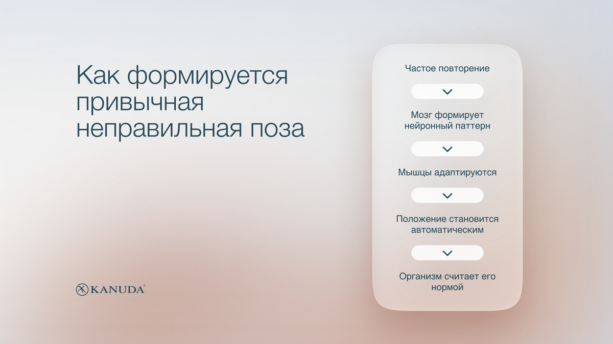 Как формируется привычная неправильная поза 