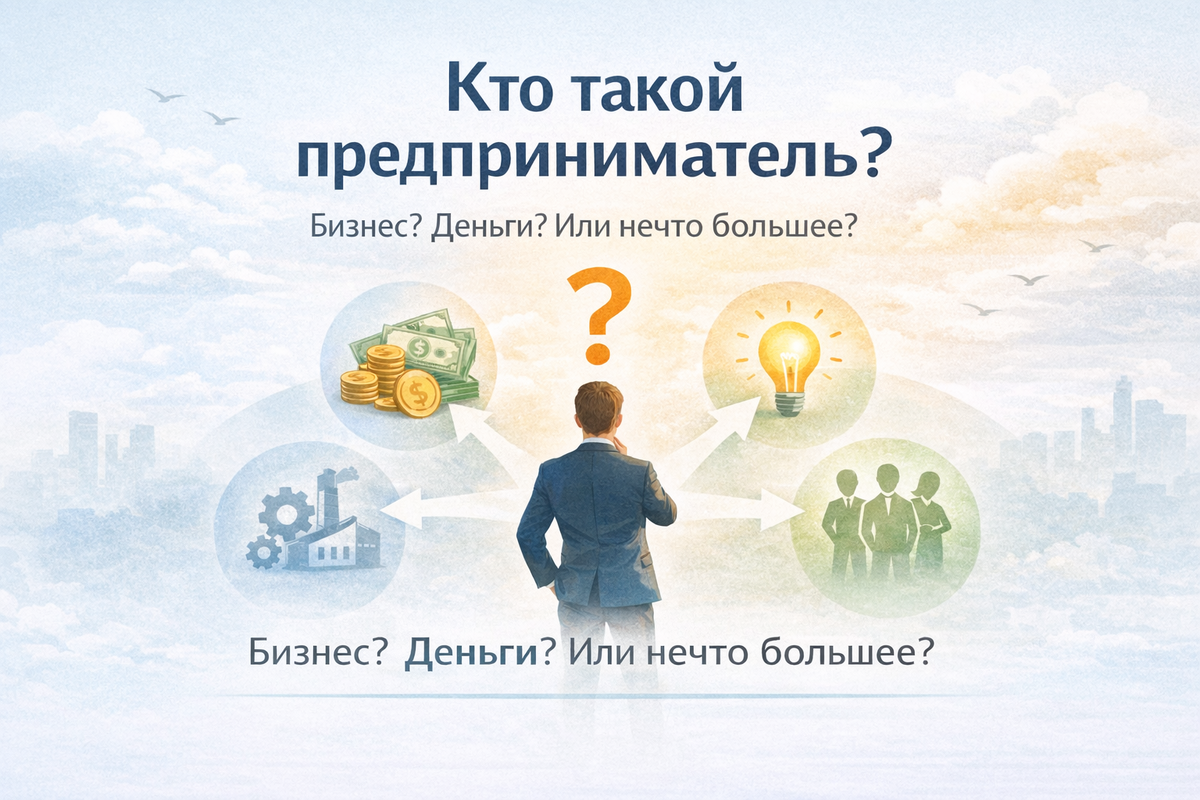 Предприниматель — это не профессия.
