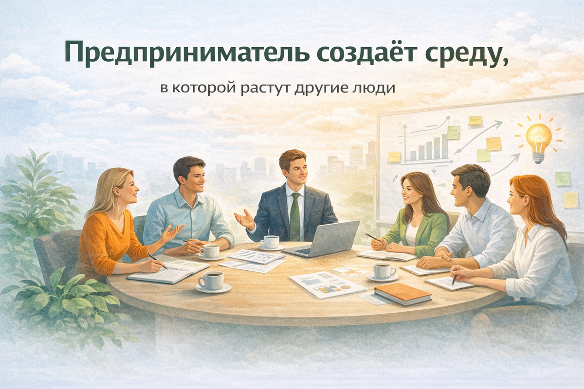 Предприниматель — это человек, который создаёт то, чего раньше не было.