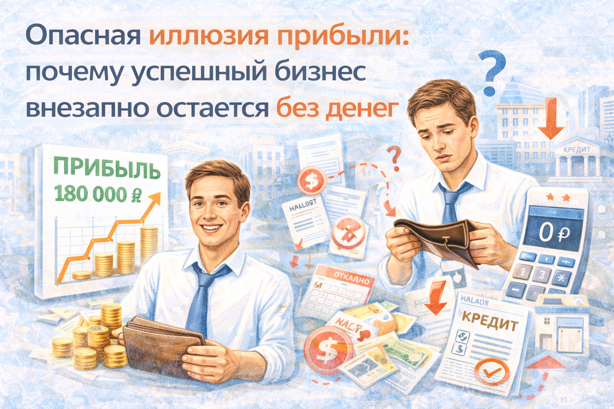 Почему прибыль не равна деньгам: ловушка учета, в которую попадает почти каждый бизнес