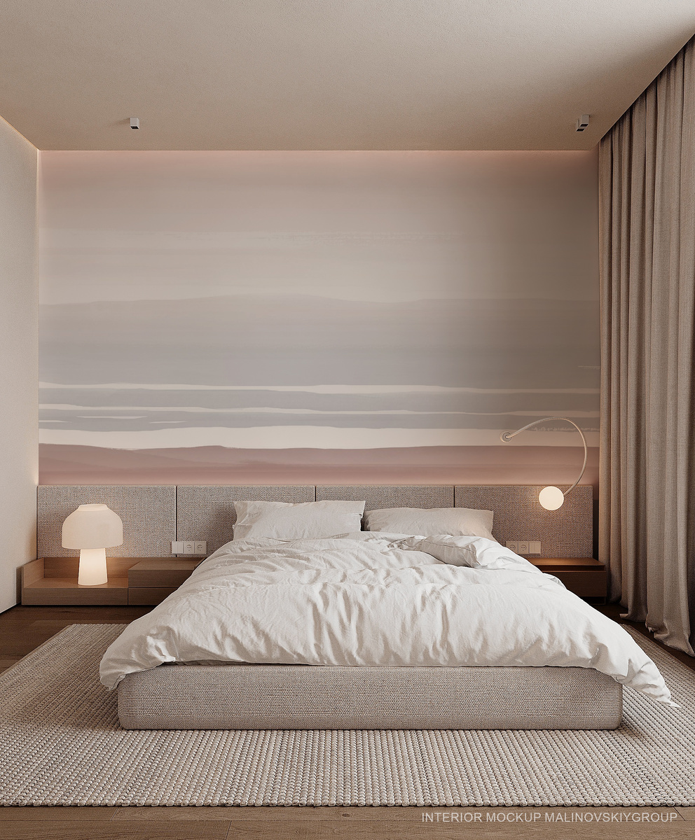 Когда полосы неровны и растушеваны, взгляд расслабляется, мозг отдыхает.