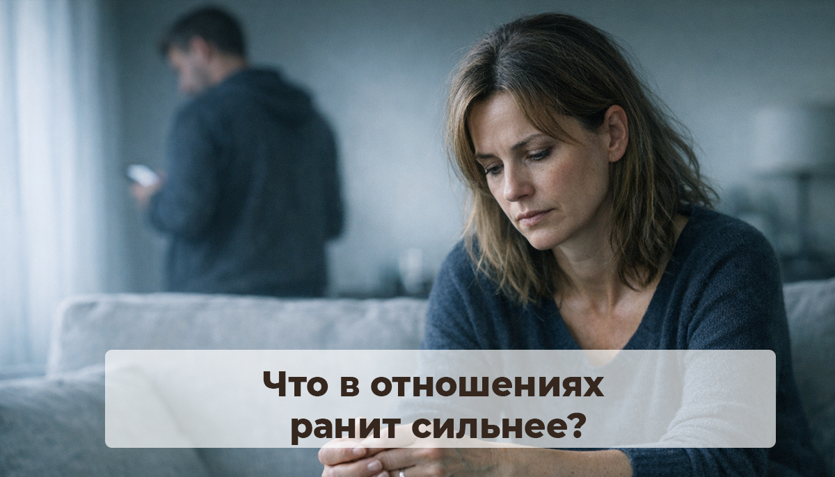 Иногда женщина не может объяснить, почему ей так тяжело рядом с партнером. Вроде нет громких скандалов, нет «чего-то ужасного», но внутри становится все меньше сил, уверенности и спокойствия.