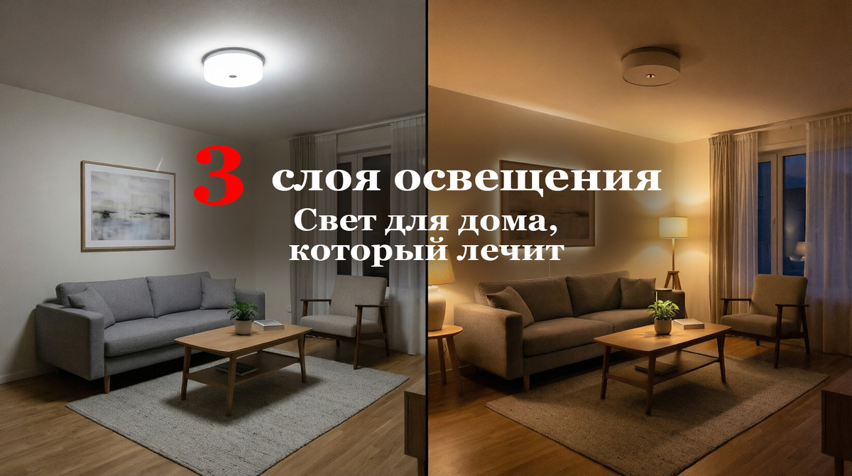 Почему одна люстра убивает ваше зрение и настроение (и что с этим делать)