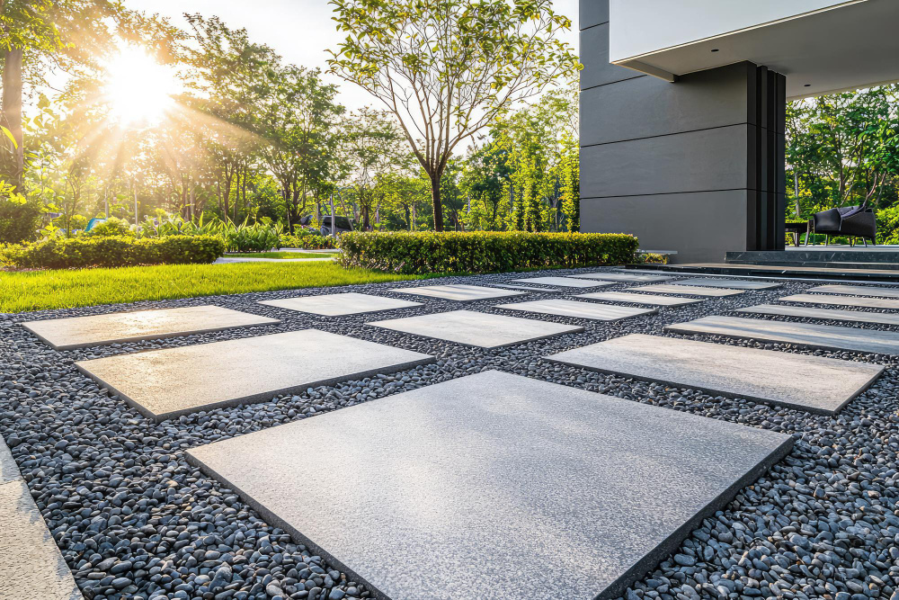 Садовая плитка на участке