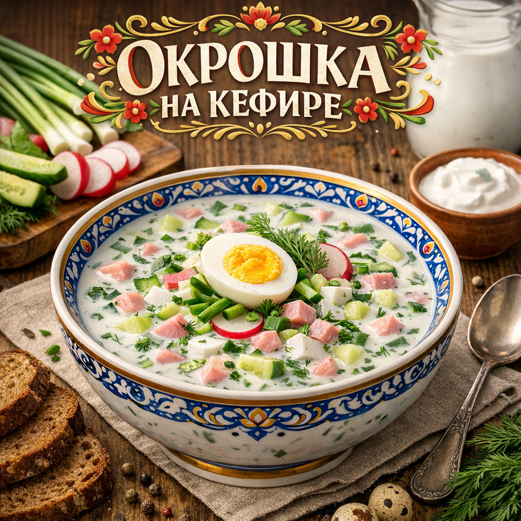 ОКРОШКА НА КЕФИРЕ
