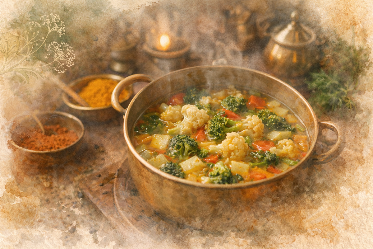 Согревающий суп для поста