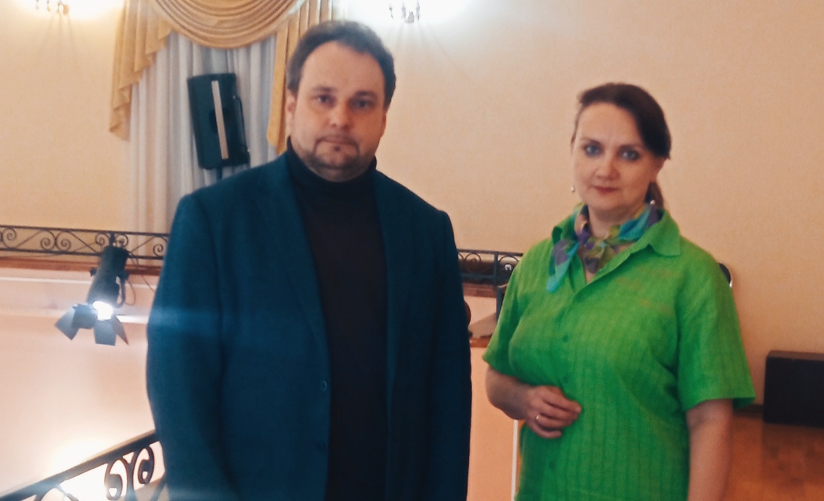 Я и А. А. Кубышкин в Центре классической музыки во Владимире