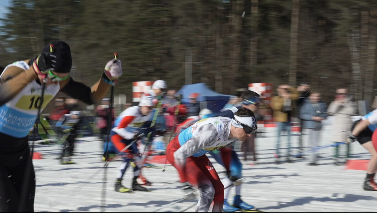 Старт мужчин — дистанция 15 километров