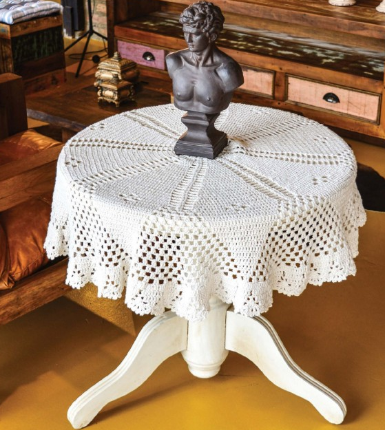 салфетка крючком