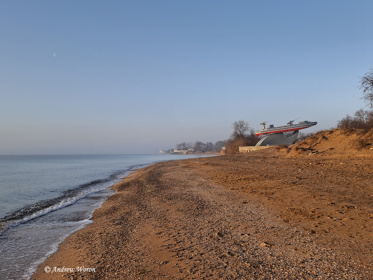 Пляж в Героевке