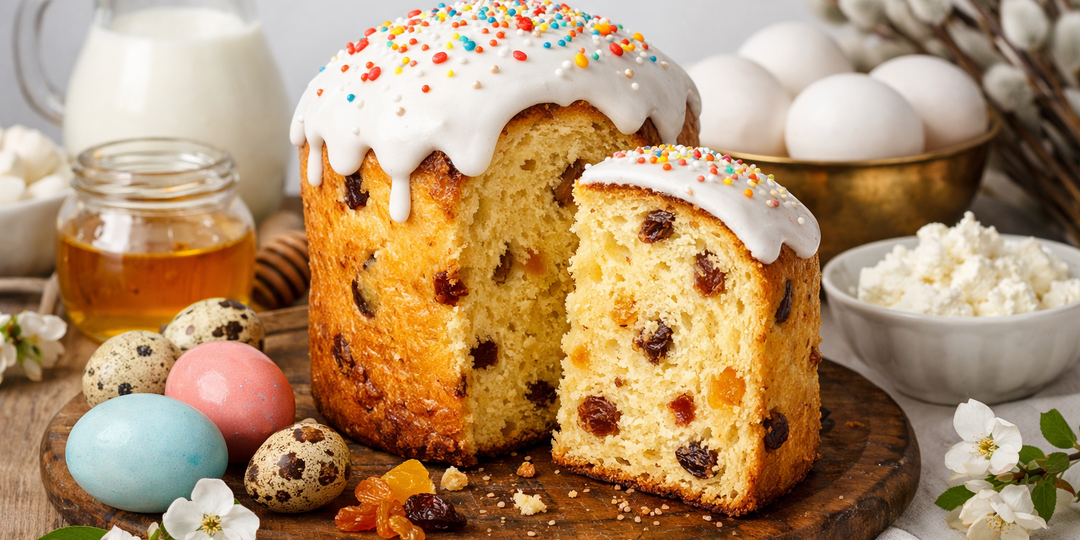 Заварной кулич с влажным мякишем – мягкий, как облако, и не сохнет на следующий день
