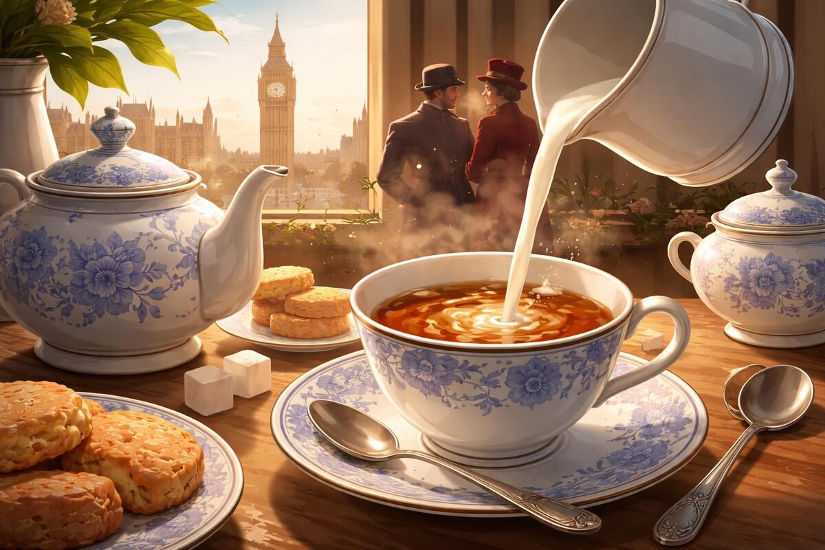 Зачем англичане льют молоко в чай? Трагедия фарфора, секрет рабочих окраин и великий чайный спор