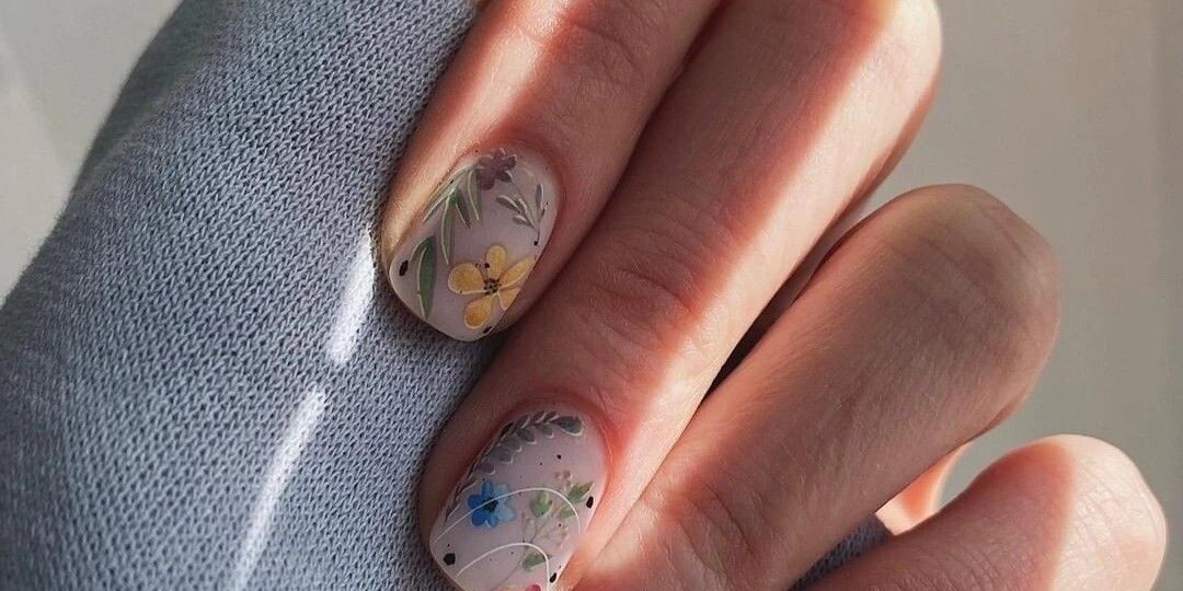 Идеи весеннего маникюра на короткие ногти