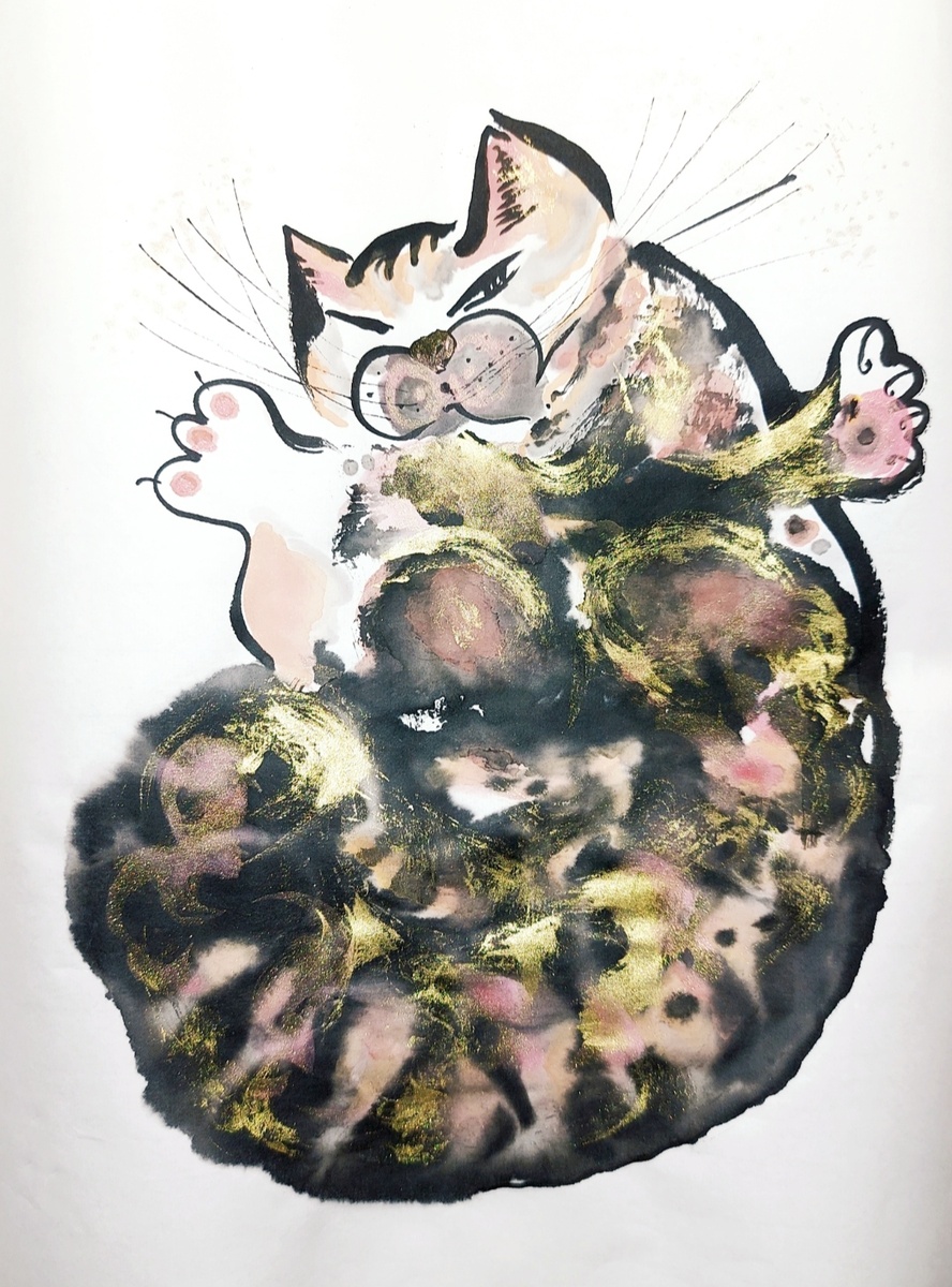 Кот весенний, рисунок автора. 