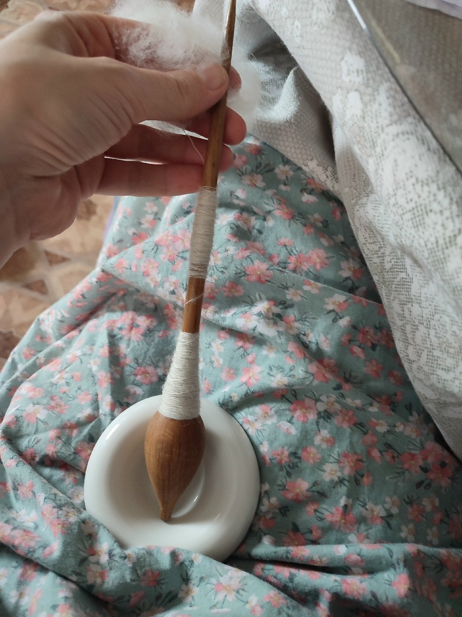 Фото автора. Немного процессов на веретенах.