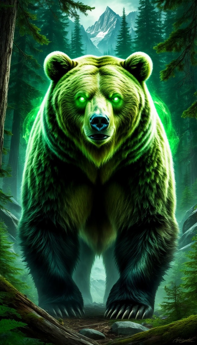 Лежко в образе медведя. Автор: Ксения Фир.