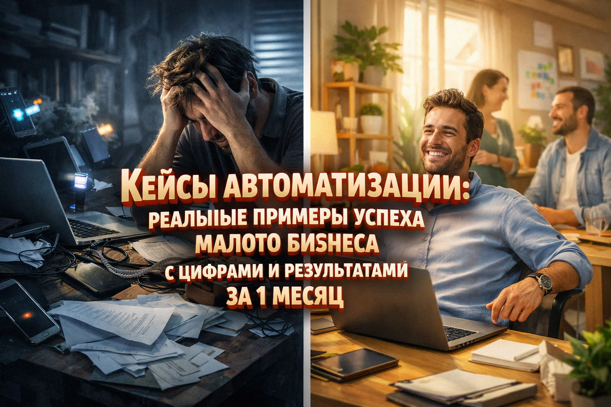    Нужны примеры успешной автоматизации? Узнайте реальные кейсы, показывающие, как перейти от хаоса к системе всего за месяц! Артём Качанов