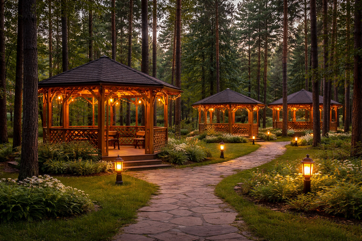 система для бронирования беседок / сайт для бронирования беседок 