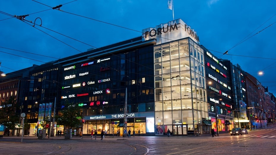 Автор фото: E. O. / Shutterstock / FOTODOM. Торговый центр Forum. Хельсинки, Финляндия.