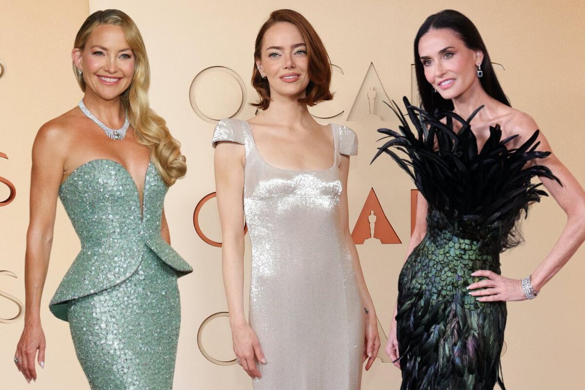 Звеёды снова превратили церемонию "Оскар" в главное модное шоу года. @AFP