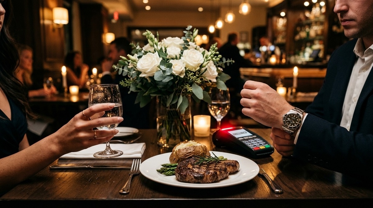 Его карта не прошла в ресторане. И началась совсем другая история