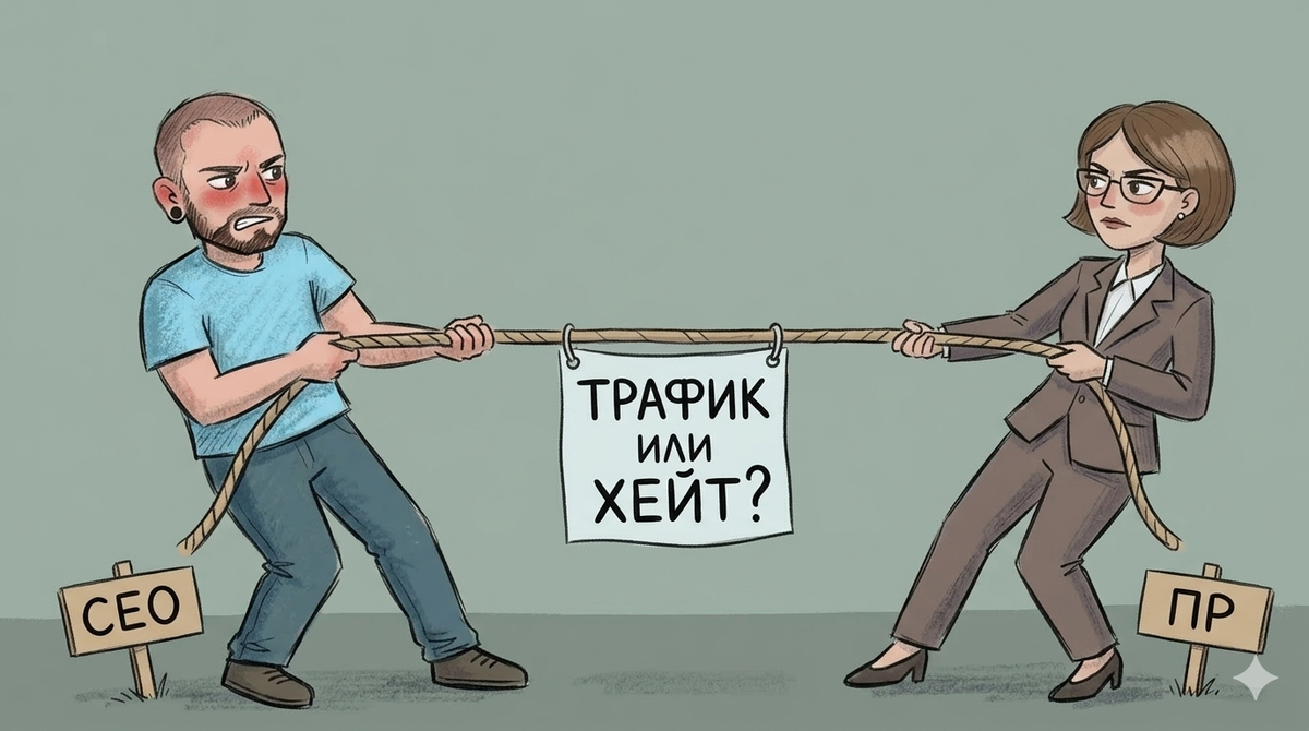 SEO vs PR: кто должен писать статьи на VC.ru и внешние площадки, чтобы получать трафик, а не хейт