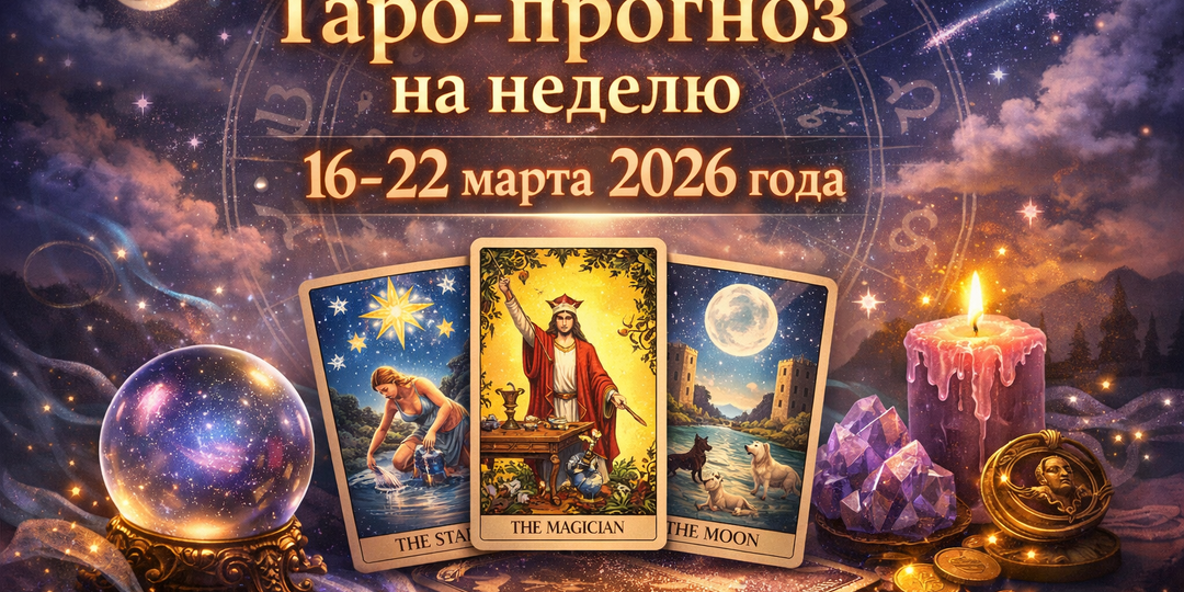 🔮 Таро-прогноз на неделю с 16 по 22 марта 2026 года