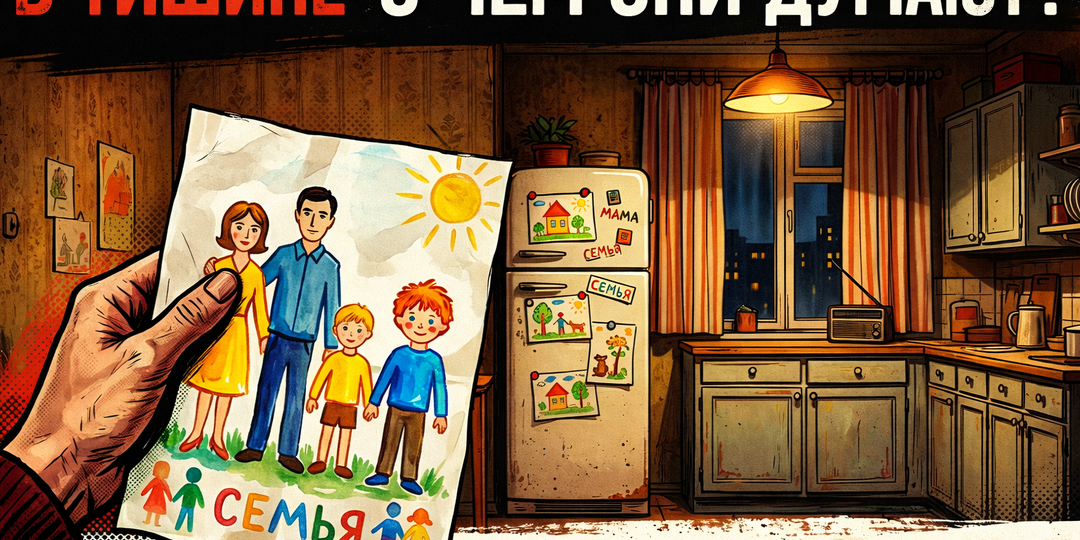 Дочь принесла рисунок из садика. На нём была незнакомая женщина