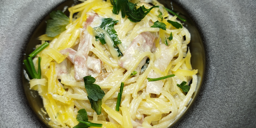 Паста карбонара от Бельковича: