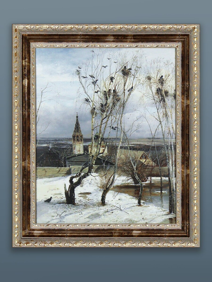 "Грачи прилетели". Алексей Саврасов. 1871 г. Холст, масло.