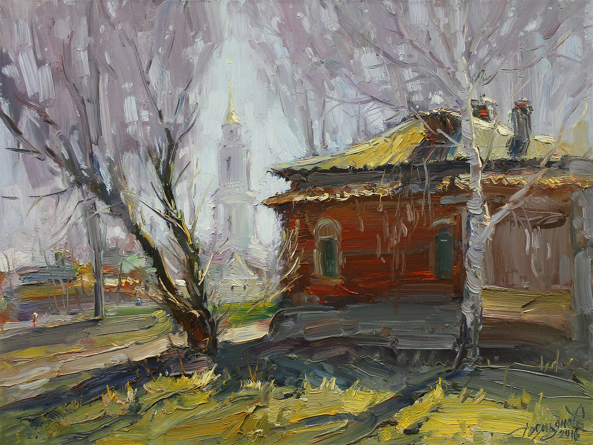 «Весеннее солнце», холст, масло, 45 х 60, 2016 г.