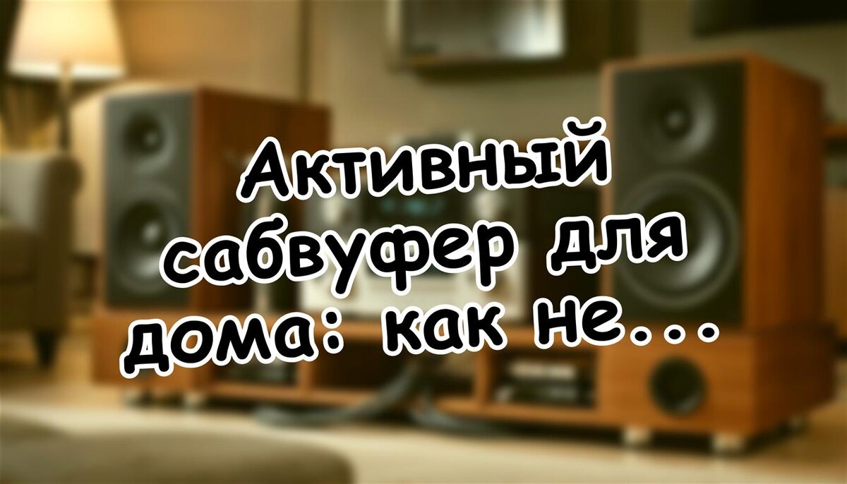 Активный сабвуфер для дома: как не ошибиться в малой комнате (Источник: Яндекс Картинки)