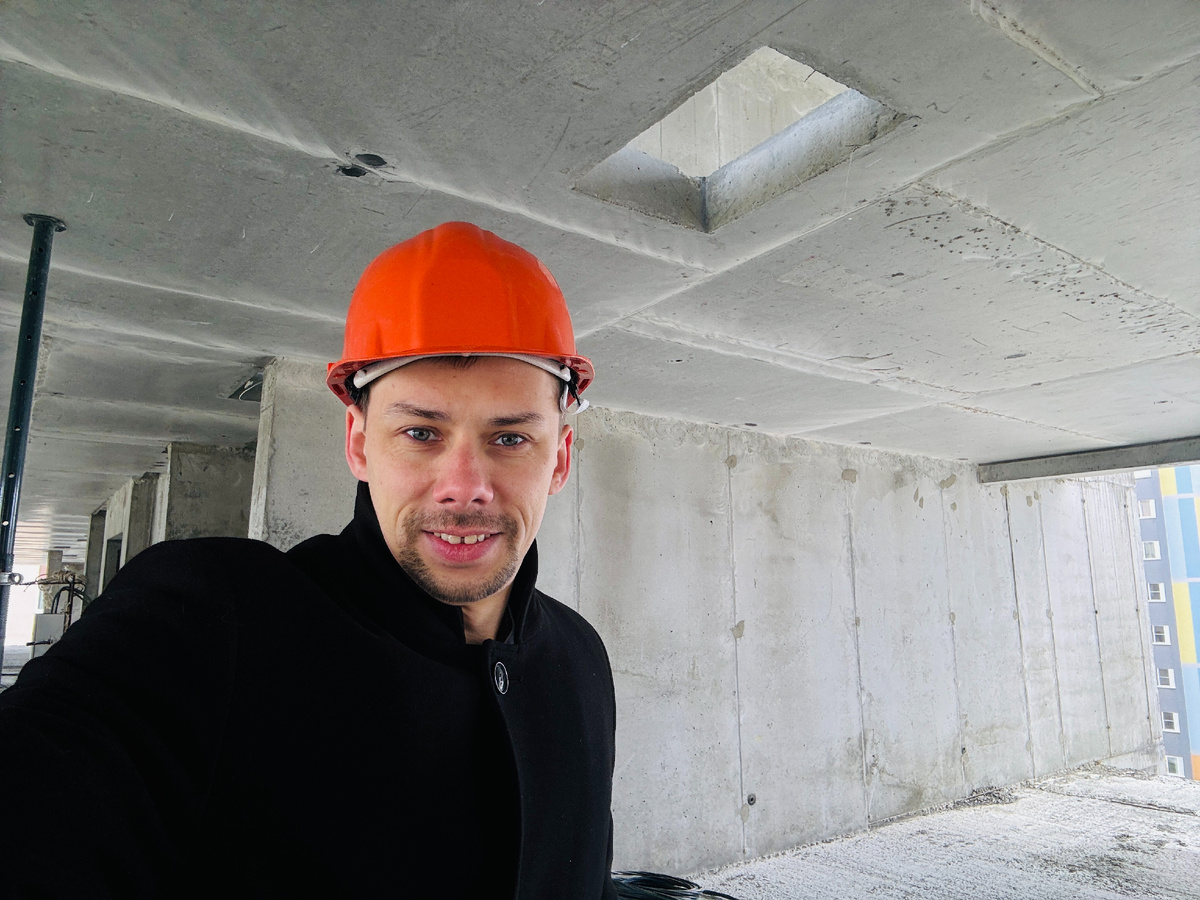 Фотография со строительной площадки одного из наших заказчиков