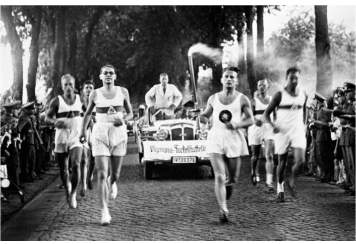 1. Эстафета олимпийского огня. 1936