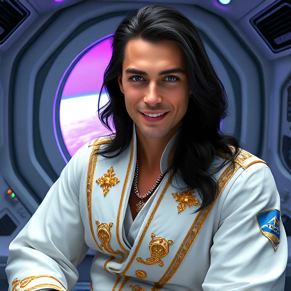 Асфарол - Принц Террасара. Иллюстрации созданы нейросетью для онлайн генерации картинок dezgo.com.