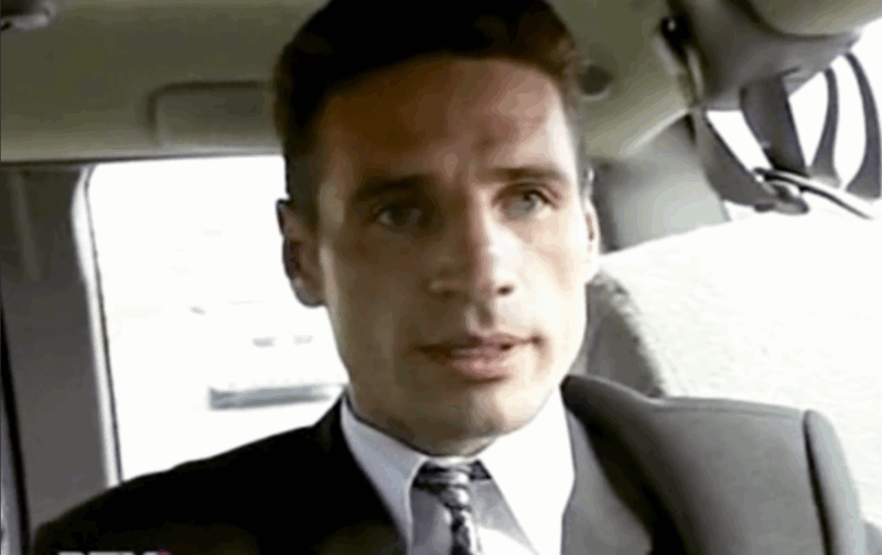    Артист в начале своей кинокарьеры, снимаясь в проекте «Стилет».