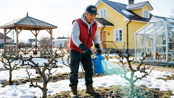 смесь медного купороса и извести