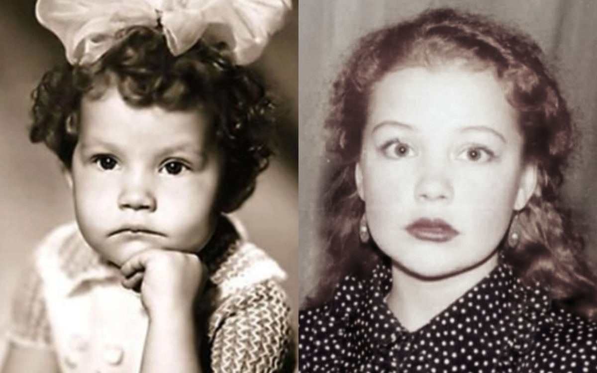 на фото Татьяна Абрамова в детстве и юности 