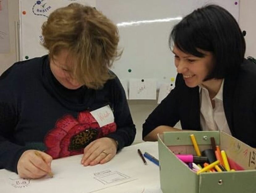 Февраль 2018. Обучение на профориентацию по методике "Смарт курса" с Юлей