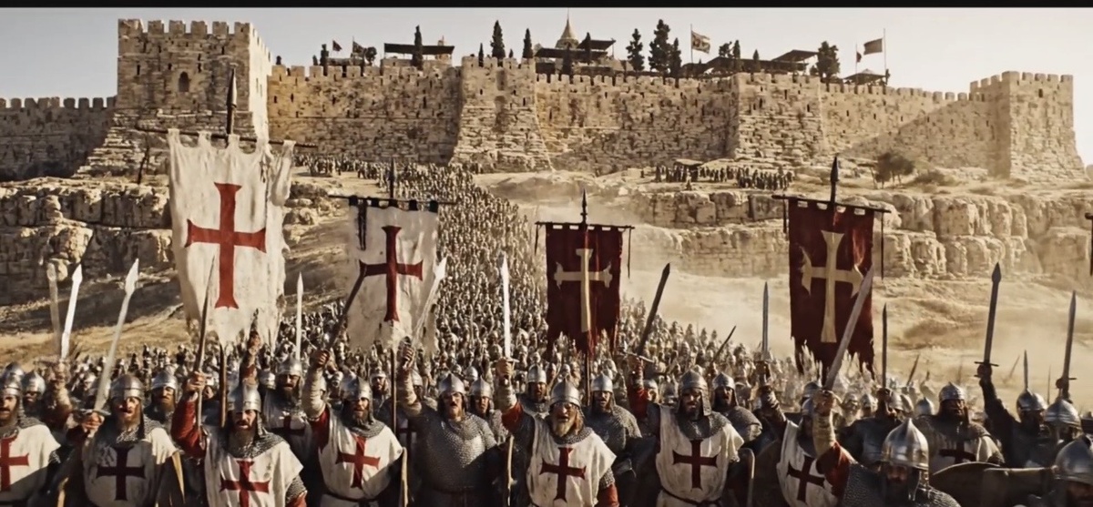 Первый крестовый поход - сделано ИИ