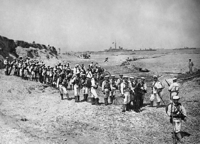 Итальянцы в Ливии. 1912 год.