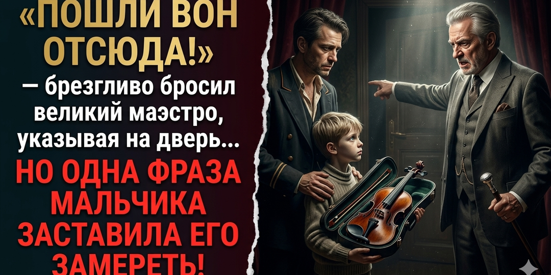 «Проваливайте на улицу, оборванцы!» — рявкнул великий дирижер. Но увидев то, что достал из пакета мальчик, он рухнул на колени