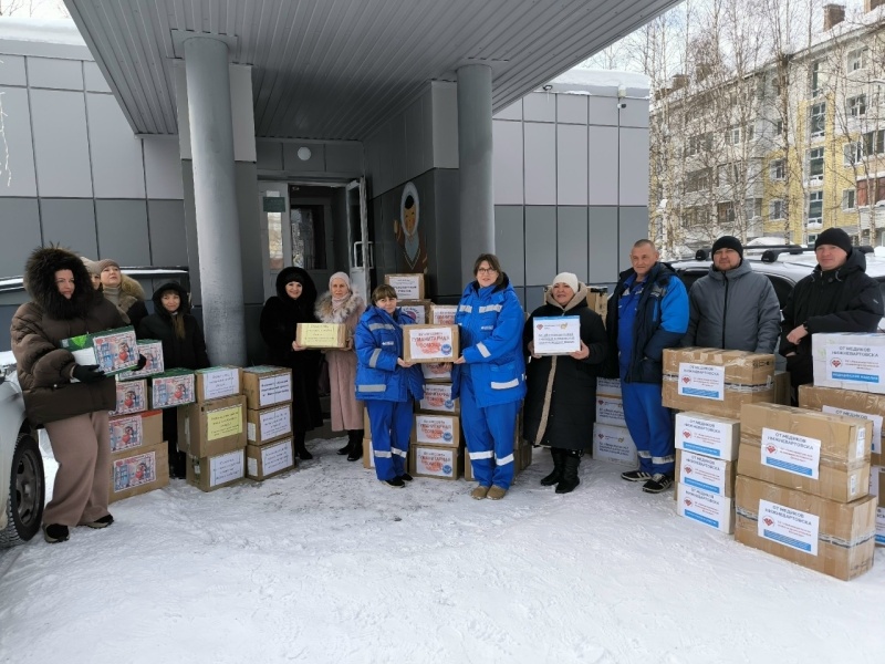    Организатором отправки 12 конвоя гуманитарной помощи из Нижневартовска стал филиал окружной станции переливания крови