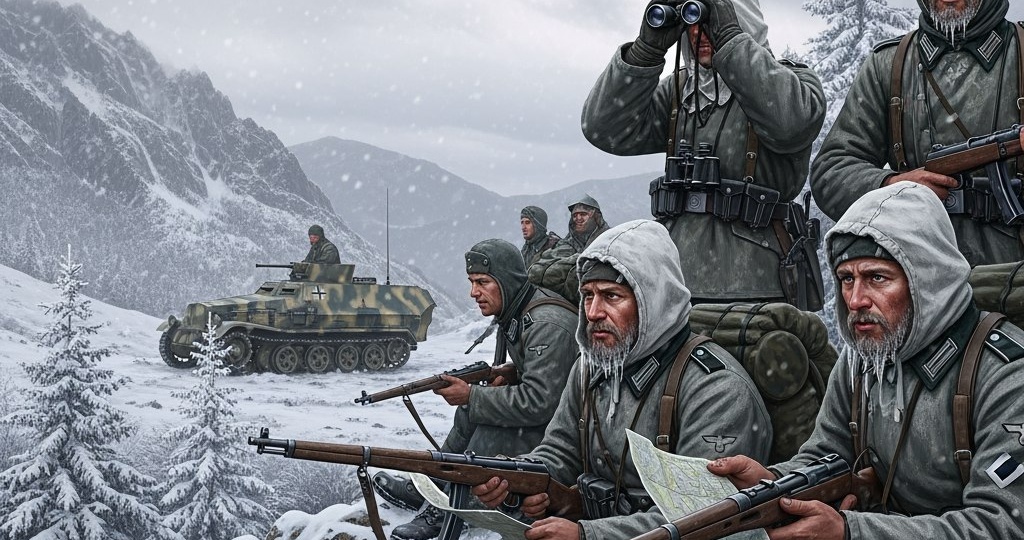 Ледяной тупик на Кавказе / Финский добровольческий батальон СС на подступах к Орджоникидзе (ноябрь 1942 — январь 1943 гг.)