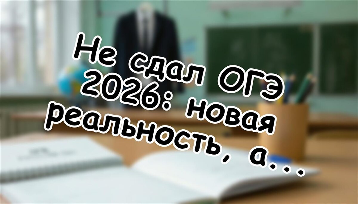 Не сдал ОГЭ 2026: новая реальность, а не конец света для вашего ребёнка (Источник: Яндекс Картинки)