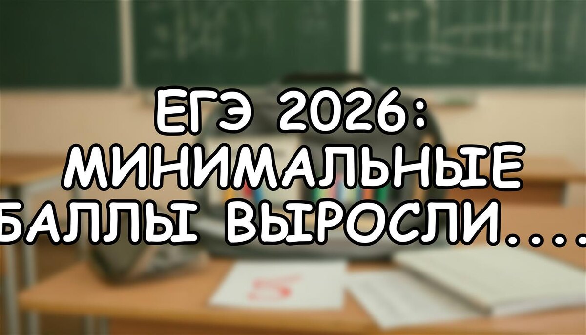 ЕГЭ 2026: минимальные баллы выросли. Что делать родителям абитуриента? (Источник: Яндекс Картинки)