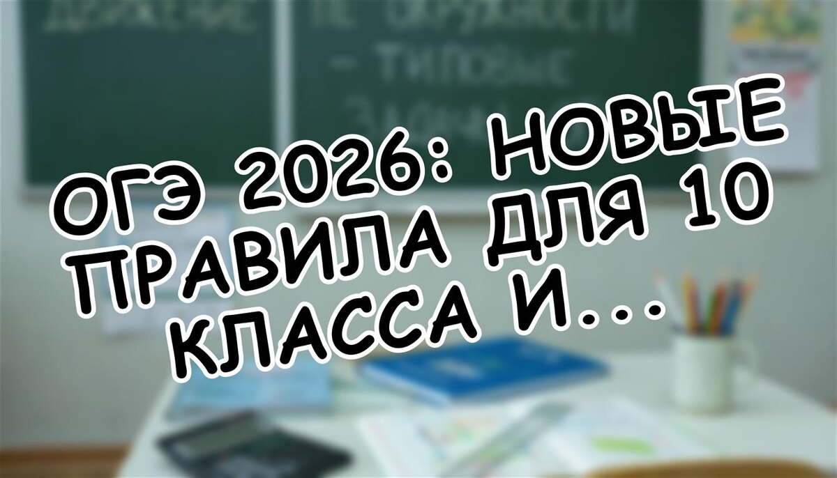 ОГЭ 2026: новые правила для 10 класса и колледжа, о которых молчит школа (Источник: Яндекс Картинки)