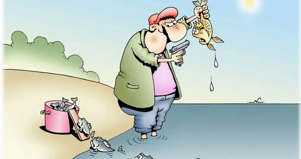 Улыбнемся вместе! СМЕШНЫЕ АНЕКДОТЫ про рыбалку